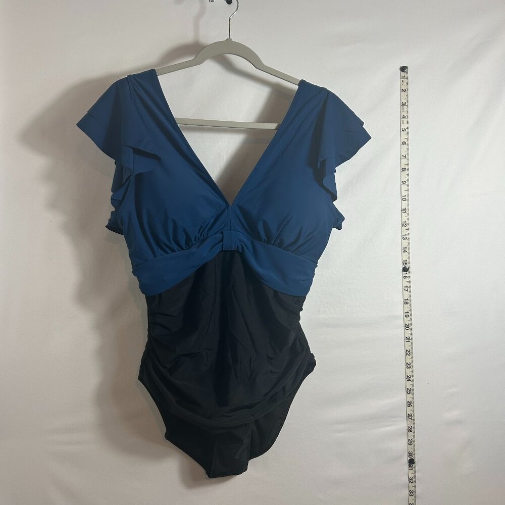 Blooming Jelly BNWT Tummy Control Modest Full Cover One Piece Bathing Suit XL